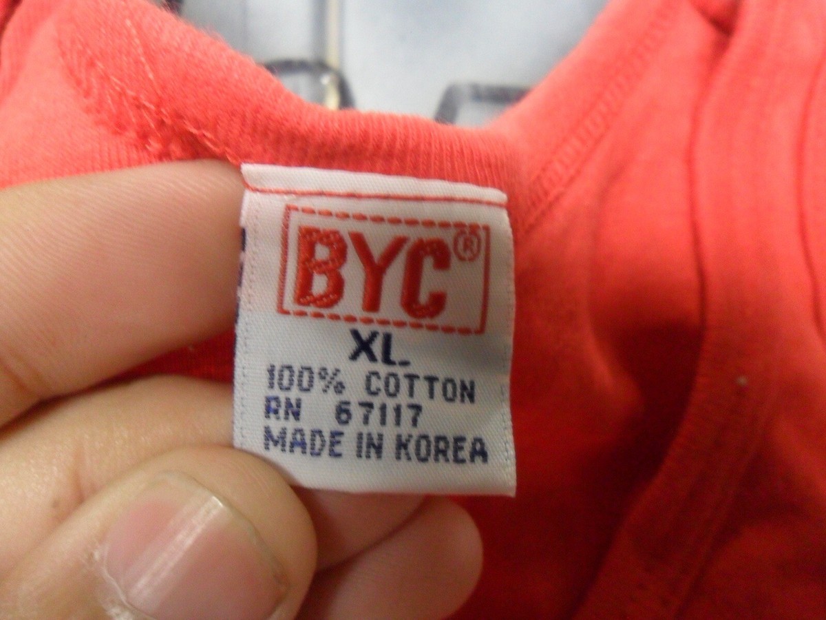 XL NWOT Youth Vintage Red Single Stitch BYC Brand Tank Top | eBay