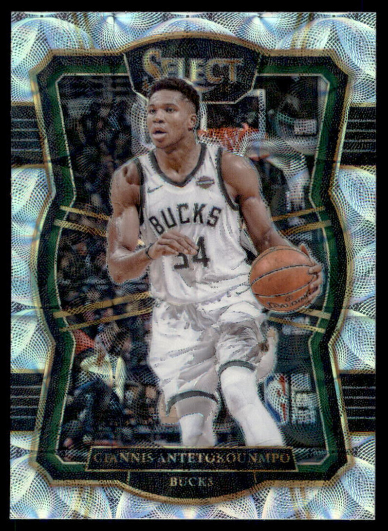 2017-18 Panini Select Giannis Antetokounmpo #147 Premier Level Scope Prizm