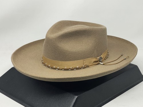 WOMEN'S STETSON OUTLIER WOOL CROSSOVER FEDORA HAT - 第 2/11 張圖片