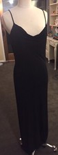 New Bebe Draped Neck Black Dress Small Little Black Dress