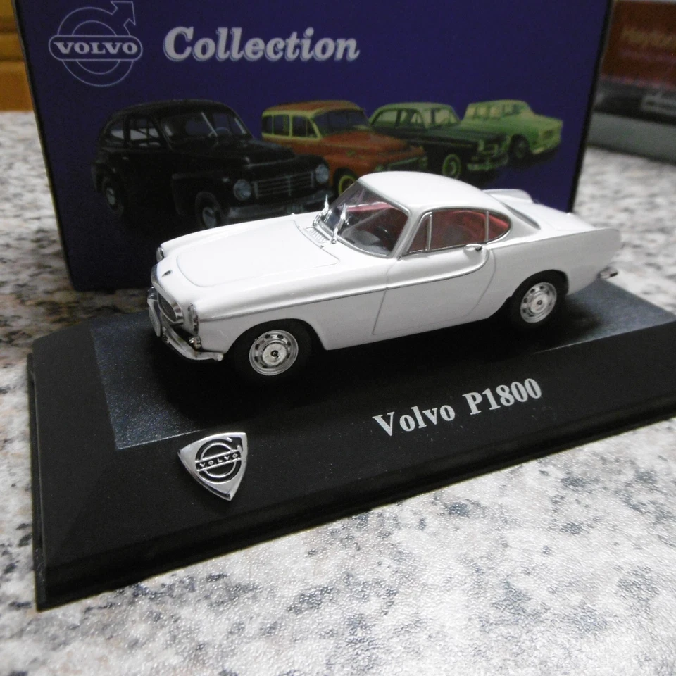 ATLAS EDITIONS VOLVO P1800 COUPE WHITE THE SAINT ROGER MOORE CAR MODEL 1:43 #03