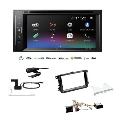 Pioneer Autoradio 2-DIN Bluetooth DVD DAB für Volkswagen VW EOS piano Canbus