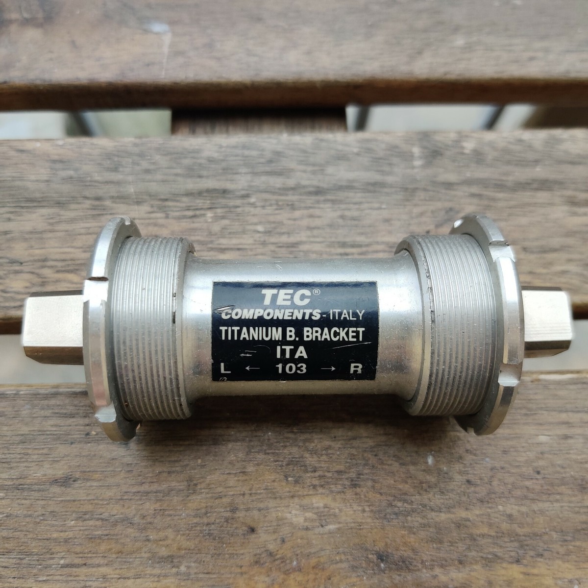 TEC Components Italy 36x24 103mm ISO square taper titanium bottom