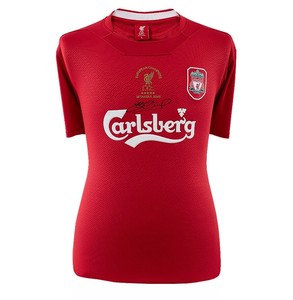 Steven Gerrard Signed Liverpool Shirt - Istanbul 2005 Champions League Winners | eBay