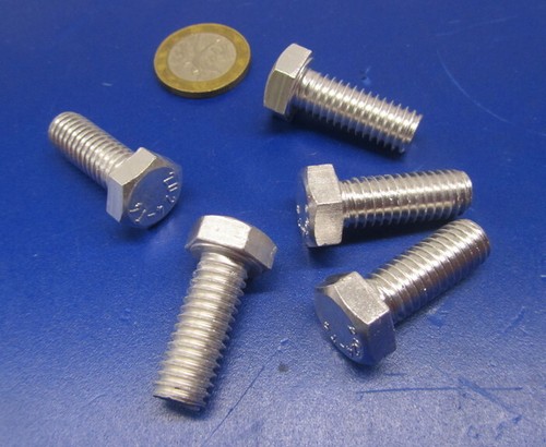 Cap Screw Bolt, Full Thread, Aluminum, 3/8"-16 x 1.0" Length, 10 pc - Picture 9 of 10