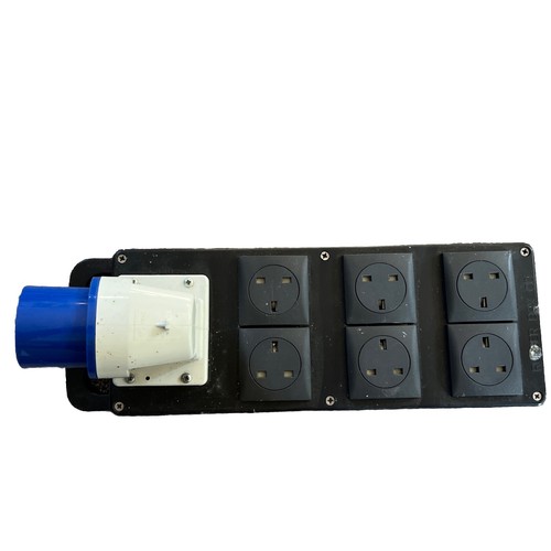 32A Portable Power Distribution Socket Board 6x13amp Sockets eBay