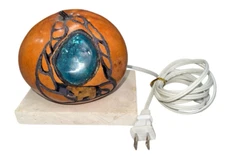 New Handmade Craft Hand Carved Gourd Small Light Lamp