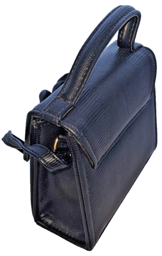 Ladies Handmade Shoulder Bag, Synthetic Leather, Black Color, Size: Small - Picture 9 of 13