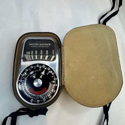 Weston Master III Model 737 Lichtmesser Belichtungsmesser USA Vintage Sammler