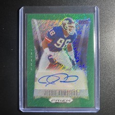 2024 Panini Prizm Deca NFL Green Shimmer AUTO Jessie Armstead Giants 7/25