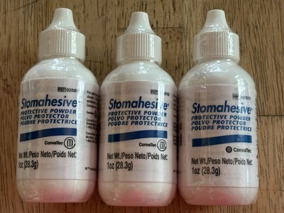 ConvaTec - 025510 - Lot of 3 - Stomahesive Protective Powder - 1oz - Sealed