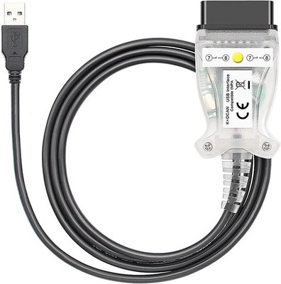 K+DCAN OBDII Cable Interface for BMW, EDIABAS Diagnostic Tool, IN-PA Adapter