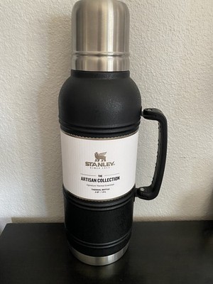 Stanley Artisan Collection Black Thermal Vacuum Bottle Quart Lrge NWT Cup  Mug