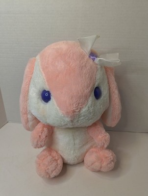 Pote Usa Loppy Ribbon BIG Plush 42cm   Authentic Amuse Japan Pink