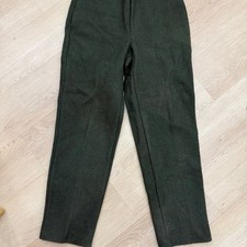 Vintage Woolrich Malone Forest Green Heavy Wool Hunting Pants 32x32
