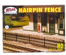 Atlas 774 HO Scale Hairpin Fence Building Kit...