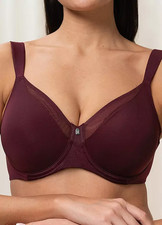 Triumph Vrai Forme Sensation Claret Armature Soutien-Gorge UK 32C (