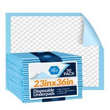 MED PRIDE Disposable Underpads 23x36 Puppy Training Pads, MAX Absorbent 50-150ct