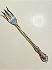 Wild Rose International Sterling Silver Pickle Fork 6" 21 Grams 3-tine