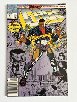 Cage #1 Comic Book April 1992 1990s First Issue Marvel Comics Direct Edition