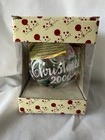 DILLARD'S TRIMMINGS GLASS ORNAMENT “Christmas 2006” NIB MADE IN ITALY Hand Paint