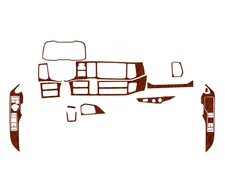 Wood Look Dash Trim Kit for Scania R Serisi 2019-2024 Truck Interior Panel