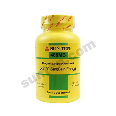 Xin Yi San (Bian Fang) Capsules - Sun Ten Chinese Herbal Supplement TCM #480MB