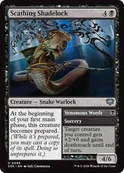 Scathing Shadelock 98 Foil - Secrets of Strixhaven