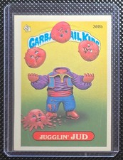1987 Garbage Pail Kids Jugglin' Jud 368b OS9 Series 9