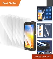 6PCS 9H Tempered Glass Screen Protectors for Zebra TC73 TC78 - Ultimate Clarity