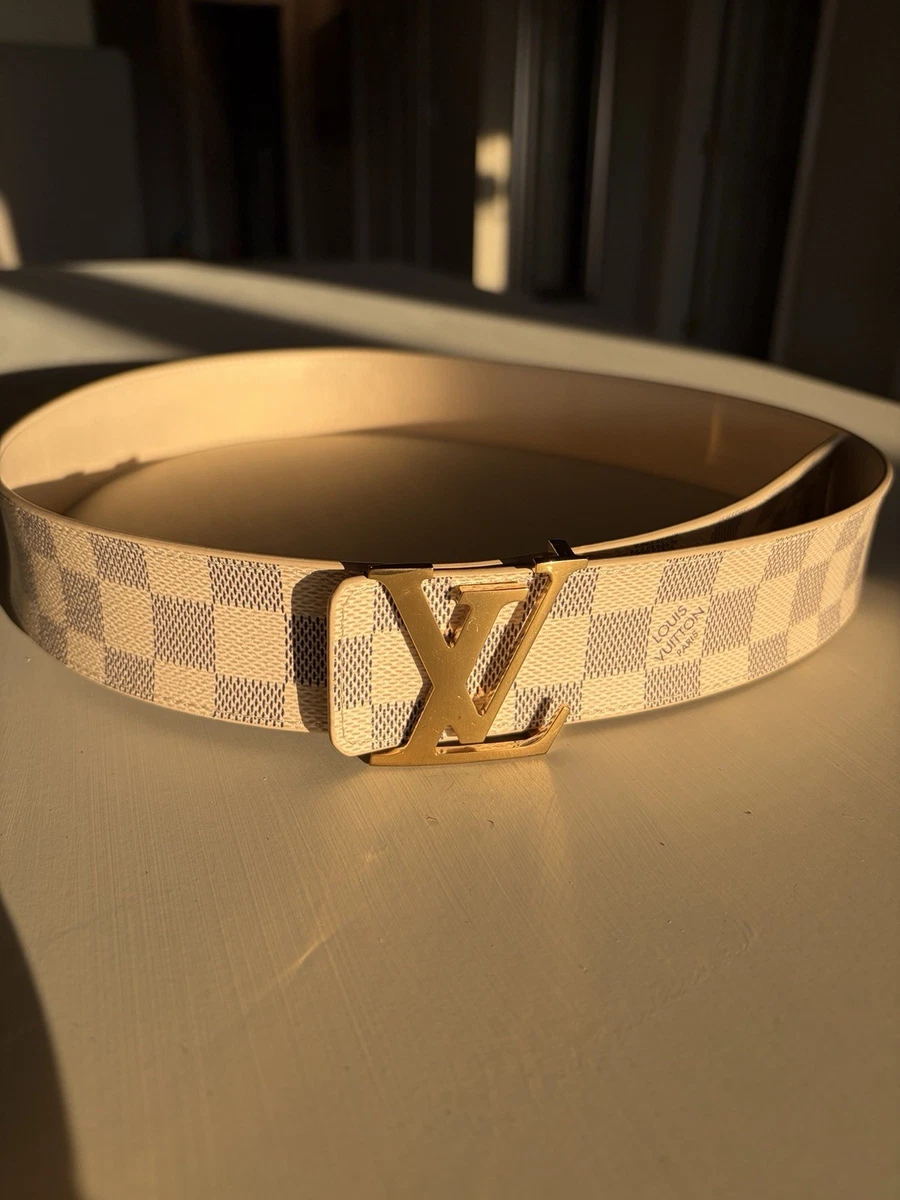 Louis Vuitton Leather White Belts for Men for sale | eBay