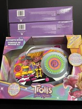 Trolls 3 DJ Trollex Party Mixer Mic Turntable Light-Up Effects Pre-Loaded Music