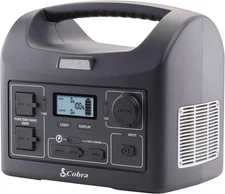 Cobra 200W Power Station - Portable Power, Fast Charge USB, LED Flashlight, AC O