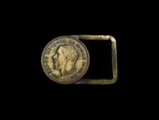 UC15110 VINTAGE 1970s DO-CEN-DO DIS-CI-MUS EX NI-HI-LO NI-HIL FIT. BELT BUCKLE