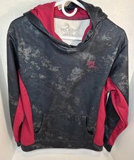 Ten Buck Hoodie Womens Size Large Gray/ Dk Pink Camo Hoodie Outdoors