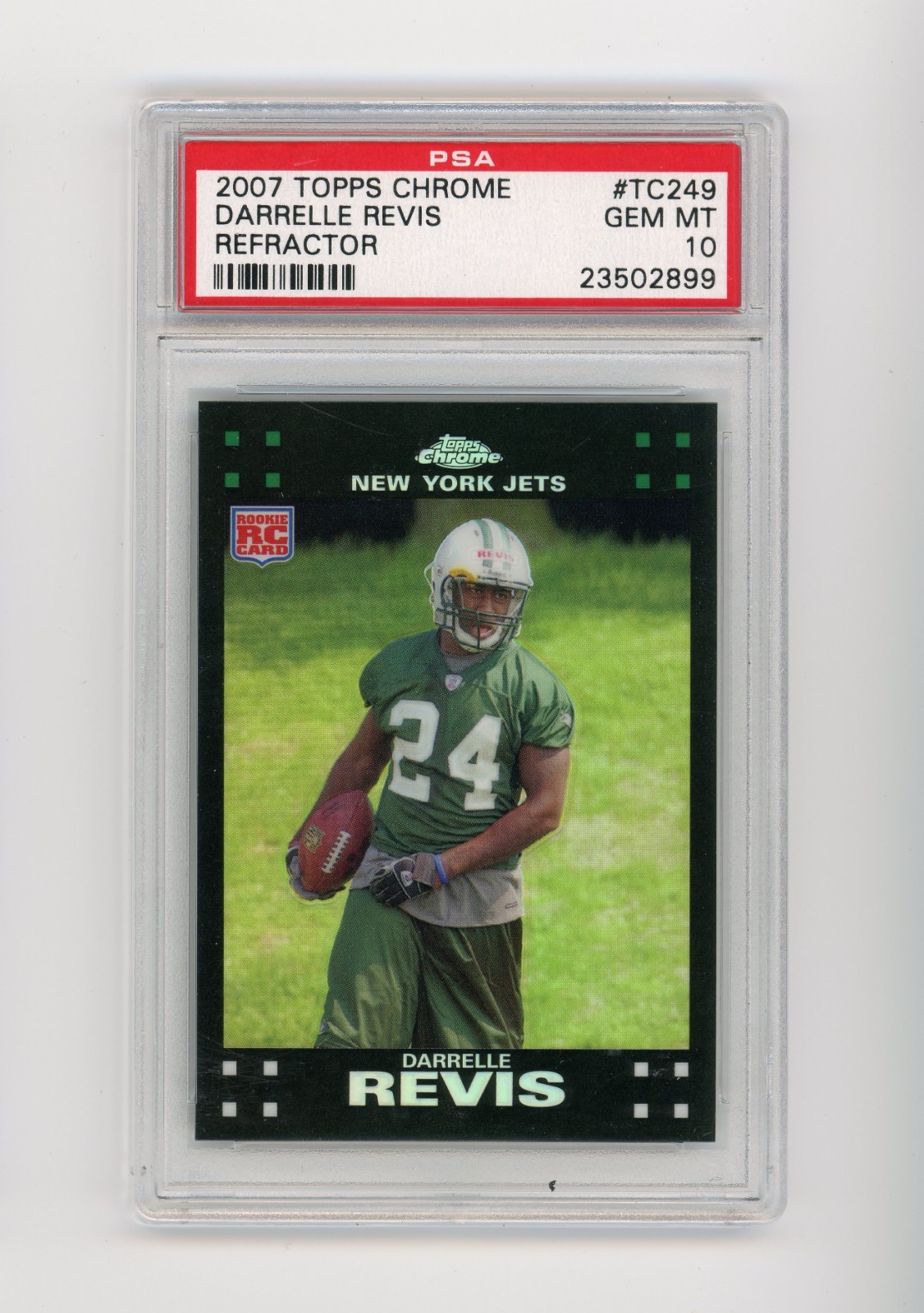 Darrelle Revis Topps Chrome #TC249 Refractor