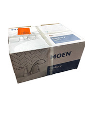Moen 84942 Banbury 4" Centerset Double Handle Low-Arc Bathroom Faucet in Chrome