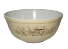 Vintage Pyrex Forest Fancies Mushrooms 2 1/2 QT Mixing Bowl 403 Speckled