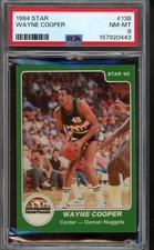 1984-85 Star #138 Wayne Cooper PSA 8 Denver Nuggets