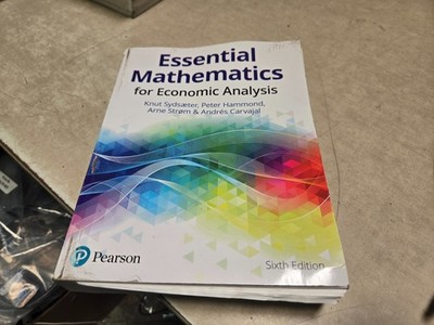 Essential Mathematics for Economic Analysis  Sydsaeter, Knut  Acceptable  Book  