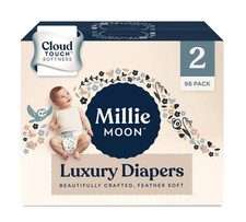 Millie Moon Luxury Diapers Size 2 - 96ct