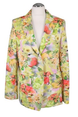 Marc Cain Damen Blazer Gr. 40 (N4) Mehrfarbig Businessjacke Damenblazer