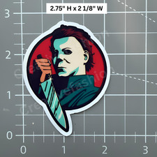 NEW Michael Myers Horror Vinyl Sticker 24