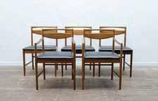 5 Vintage McIntosh Teak Dining Chairs 1970s Mid-Century Danish Style Retro MCM 