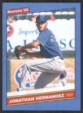 2020 Donruss #238 Jonathan Hernandez RETRO RC Texas Rangers 711
