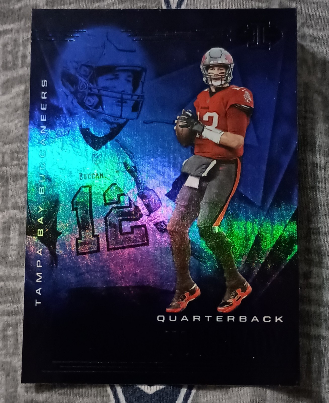 2020 Illusions Tom Brady Trophy Collection Sapphire