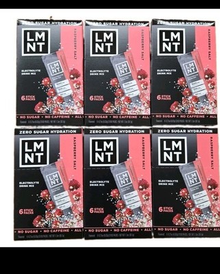 LMNT Zero-Sugar Electrolytes Raspberry  Salt 36 Packs Exp 01/2027