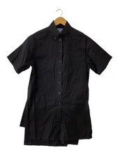 PRADA/Shirt Dress/Size 36/Cotton/Black/P3A01