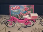 Vintage 1983 Barbie Pink Motor Bike Moped Scooter 4856 In Box VGVC