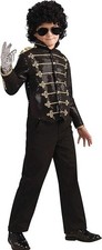 Rubies Michael Jackson Child's Deluxe Military Jacket Halloween Costume, Large